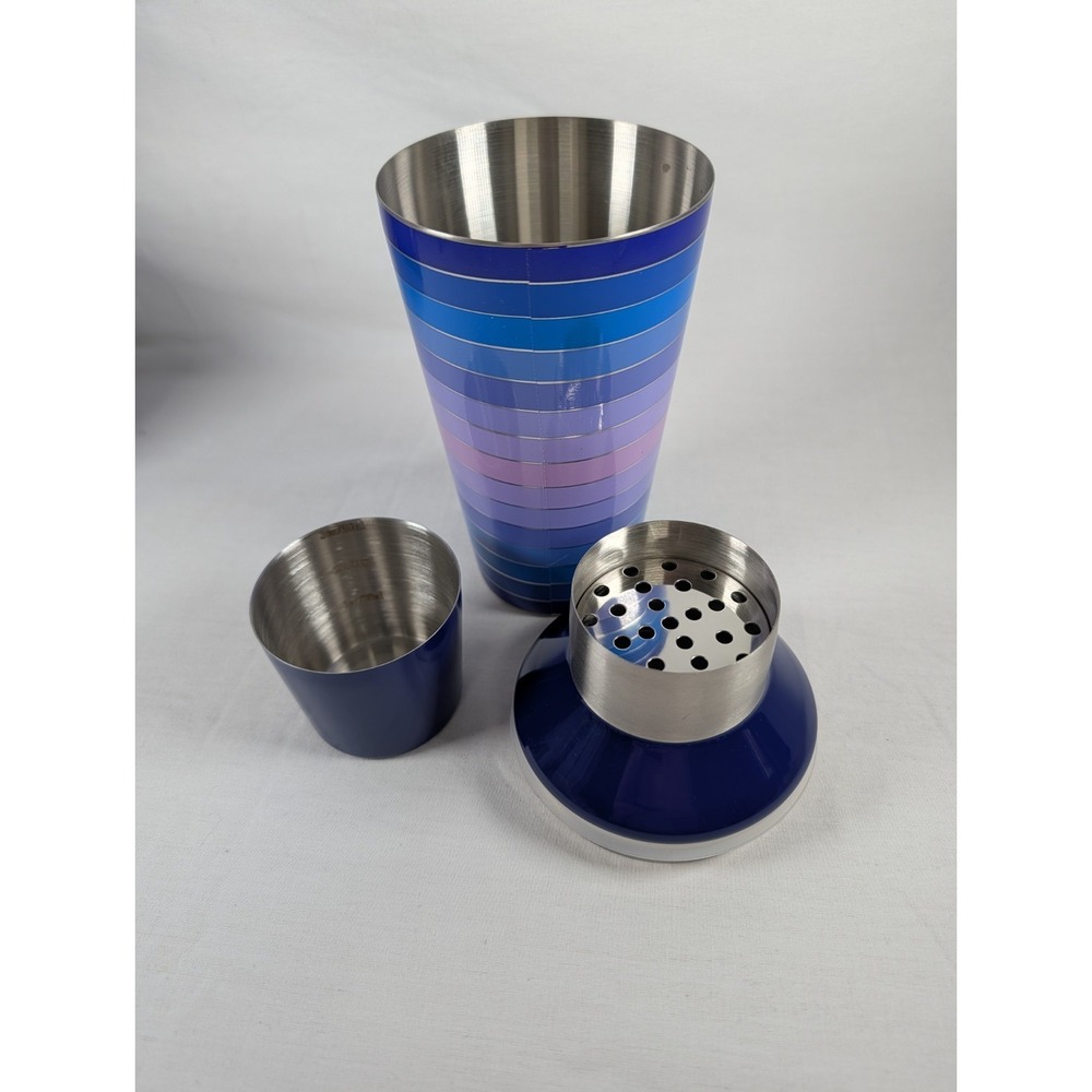 New Jonathan Adler Scala Cocktail Shaker Modern Barware 18.4 oz/540 mL